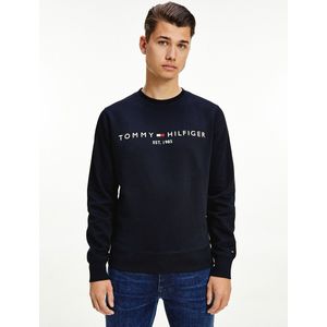 Sweater met ronde hals Tommy Logo TOMMY HILFIGER. Katoen materiaal. Maten S. Blauw kleur