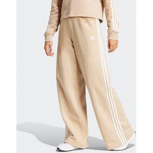 Wijde broek Essentials 3-Stripes ADIDAS SPORTSWEAR. Katoen materiaal. Maten XL. Beige kleur