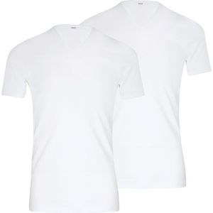 Set van 2 T-shirts met V-hals Héritage EMINENCE. Katoen materiaal. Maten XL. Wit kleur