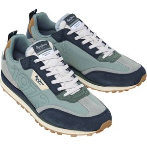 Lage sneakers Foster Connect PEPE JEANS. Polyester materiaal. Maten 40. Groen kleur