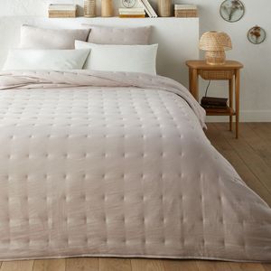 La Redoute Interieurs - Gematelasseerde Beddensprei - Naturel - Gewassen Microvezel