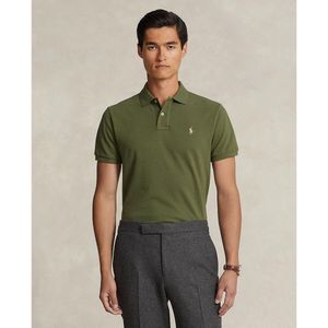 Slim polo in piquétricot POLO RALPH LAUREN. Katoen materiaal. Maten XL. Groen kleur