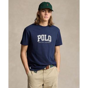 Recht T-shirt met logo POLO RALPH LAUREN. Katoen materiaal. Maten L. Blauw kleur