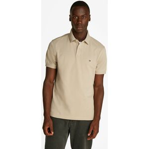 Polo met korte mouwen, regular 1985 TOMMY HILFIGER. Bio katoen materiaal. Maten XXL. Beige kleur