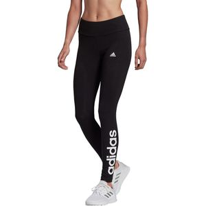 Legging met logo en hoge taille ADIDAS SPORTSWEAR. Katoen materiaal. Maten S. Zwart kleur