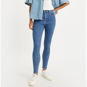 Jeans 720 High Rise Super Skinny LEVI'S. Denim materiaal. Maten Maat 29 (US) - Lengte 32. Blauw kleur