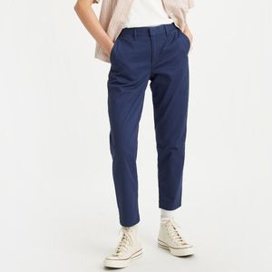 Rechte chino broek LEVI'S. Katoen materiaal. Maten Maat 24 US - Lengte 29. Blauw kleur