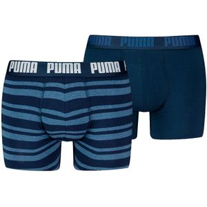 Set van 2 boxershorts Everyday stripe PUMA. Katoen materiaal. Maten S. Blauw kleur
