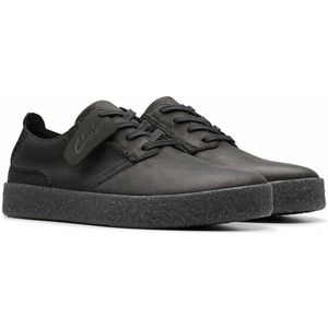 Leren schoenen met veters Streethill CLARKS. Leer materiaal. Maten 43. Zwart kleur