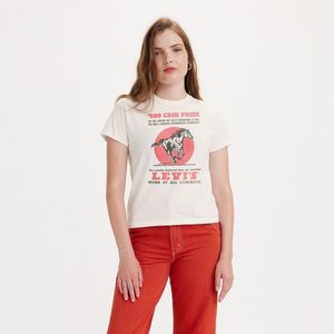T-shirt Graphic Classic Tee LEVI'S. Katoen materiaal. Maten L. Beige kleur