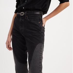 Jeans 501® Original Chaps LEVI'S. Denim materiaal. Maten Maat 29 (US) - Lengte 32. Zwart kleur