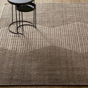 Wollen tapijt met reliëf, handgeweven, Aitor AM.PM. Wol materiaal. Maten 200 x 290 cm. Beige kleur