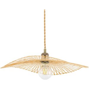 Luchtige hanglamp in bamboe Ø50 cm, Ezia LA REDOUTE INTERIEURS. Bamboe materiaal. Maten één maat. Beige kleur