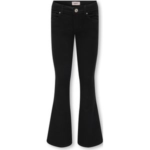Flare jeans KIDS ONLY. Katoen materiaal. Maten 11 jaar - 144 cm. Zwart kleur