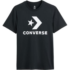 T-shirt met korte mouwen groot Star chevron CONVERSE. Katoen materiaal. Maten S. Zwart kleur