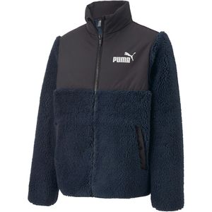 Jasje met rits PUMA. Polyester materiaal. Maten 16 jaar - 174 cm. Blauw kleur