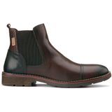 Boots chelsea in leer York, ritssluiting PIKOLINOS. Leer materiaal. Maten 41. Kastanje kleur