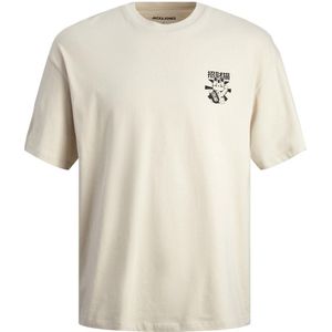 T-shirt met ronde hals en logo JACK & JONES. Katoen materiaal. Maten M. Beige kleur