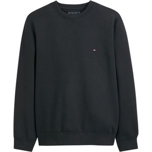 Sweater met ronde hals in fleece TOMMY HILFIGER. Katoen materiaal. Maten M. Zwart kleur