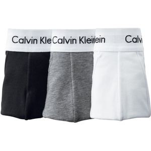 Set van 3 boxershorts in katoen met stretch CALVIN KLEIN UNDERWEAR. Katoen materiaal. Maten L. Zwart kleur
