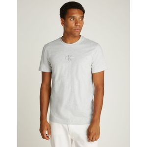 T-shirt met ronde hals CALVIN KLEIN JEANS. Katoen materiaal. Maten L. Grijs kleur