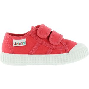 Sneakers met klittenband VICTORIA. Synthetisch materiaal. Maten 34. Roze kleur