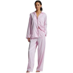 Lange pyjama Polo Player POLO RALPH LAUREN. Katoen materiaal. Maten L. Roze kleur