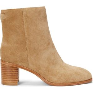 Boots met hak in suèdeleer CASSIE LAUREN RALPH LAUREN. Leer materiaal. Maten 41. Kastanje kleur