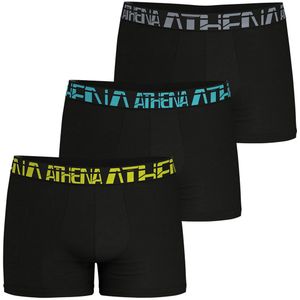 Set van 3 boxershorts, tweede huid ATHENA. Polyamide materiaal. Maten S. Zwart kleur