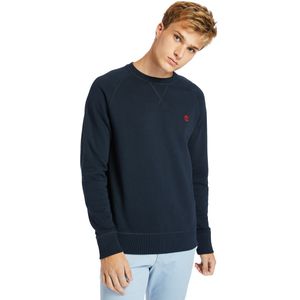 Sweater met ronde hals Exeter River TIMBERLAND. Katoen materiaal. Maten L. Blauw kleur