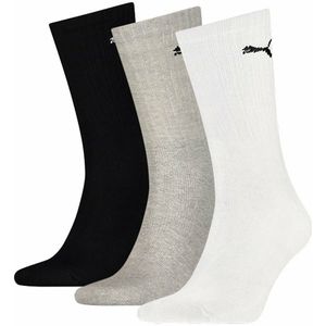 Set van 3 paar tenniskousen PUMA. Katoen materiaal. Maten 43/46. Zwart kleur