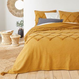 La Redoute Intérieurs - Assa - Beddensprei - Oker - 100% Katoen