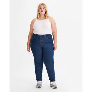 Mom jeans 80's LEVI’S PLUS. Denim materiaal. Maten Maat 42 (US) - Lengte 32. Blauw kleur