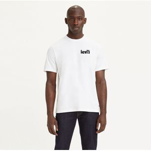 T-shirt, los model LEVI'S. Katoen materiaal. Maten XXL. Wit kleur