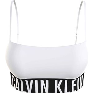 Bustier-BH Intense power CALVIN KLEIN UNDERWEAR. Nylon/polyamide materiaal. Maten XS. Wit kleur