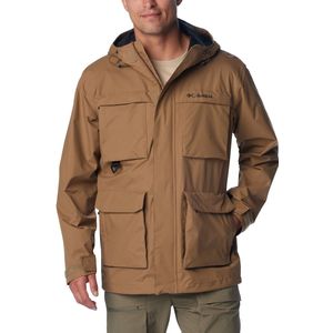 Parka met kap Landroamer COLUMBIA. Nylon/polyamide materiaal. Maten XL. Beige kleur