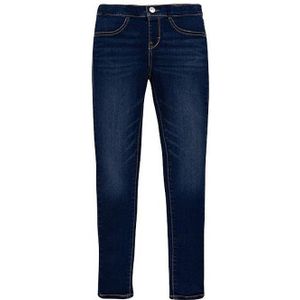 Jeans jegging LEVI'S KIDS. Katoen materiaal. Maten 8 jaar - 126 cm. Blauw kleur