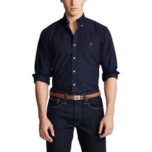 POLO Ralph Lauren Custom Fit Overhemd Navy