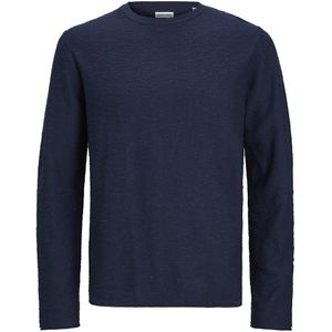 Trui met ronde hals JACK & JONES. Katoen materiaal. Maten S. Blauw kleur