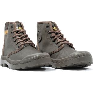 Sneakers in textiel Pampa Hi Coated PALLADIUM. Canvas materiaal. Maten 41. Kastanje kleur