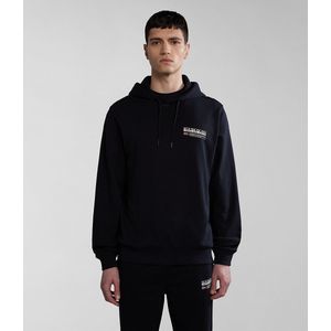 Hoodie Kasba NAPAPIJRI. Katoen materiaal. Maten XXL. Zwart kleur