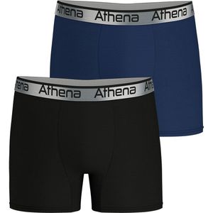 Set van 2 boxershorts 720 Stretch Adjust ATHENA. Polyamide materiaal. Maten XXL. Zwart kleur