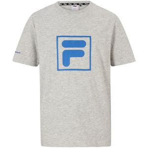 T-shirt met korte mouwen FILA. Katoen materiaal. Maten 15/16 jaar - 168/174 cm. Grijs kleur