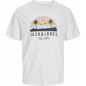 T-shirt met ronde hals en logo JACK & JONES. Katoen materiaal. Maten XL. Wit kleur