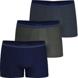 Set van 3 boxershorts premium Studio EMINENCE. Katoen materiaal. Maten XL. Blauw kleur