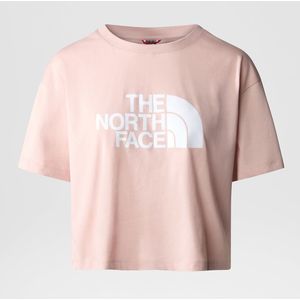 Kort T-shirt Cropped Easy Tee THE NORTH FACE. Katoen materiaal. Maten XL. Roze kleur
