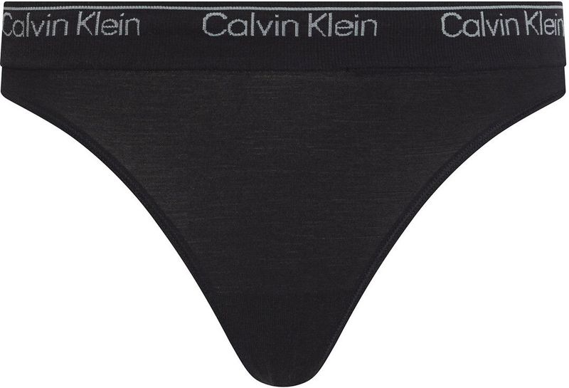 String Modern Seamless CALVIN KLEIN UNDERWEAR. Viscose materiaal. Maten XL. Zwart kleur
