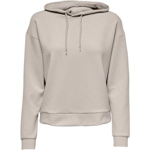 Hoodie, Lounge ONLY PLAY. Polyester materiaal. Maten S. Beige kleur