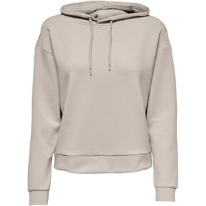Hoodie, Lounge ONLY PLAY. Polyester materiaal. Maten XS. Beige kleur