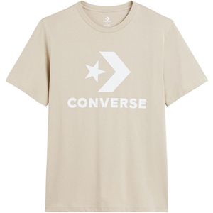 T-shirt met korte mouwen groot Star chevron CONVERSE. Katoen materiaal. Maten XXS. Beige kleur